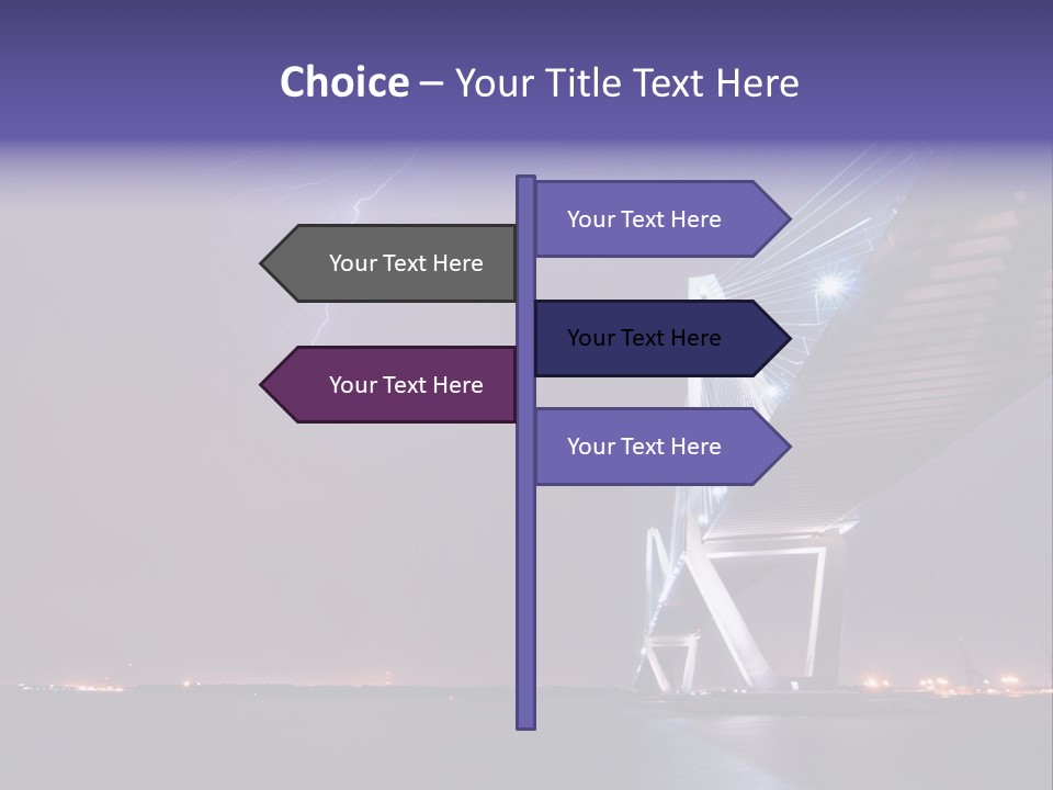 Bolt Night Outside PowerPoint Template