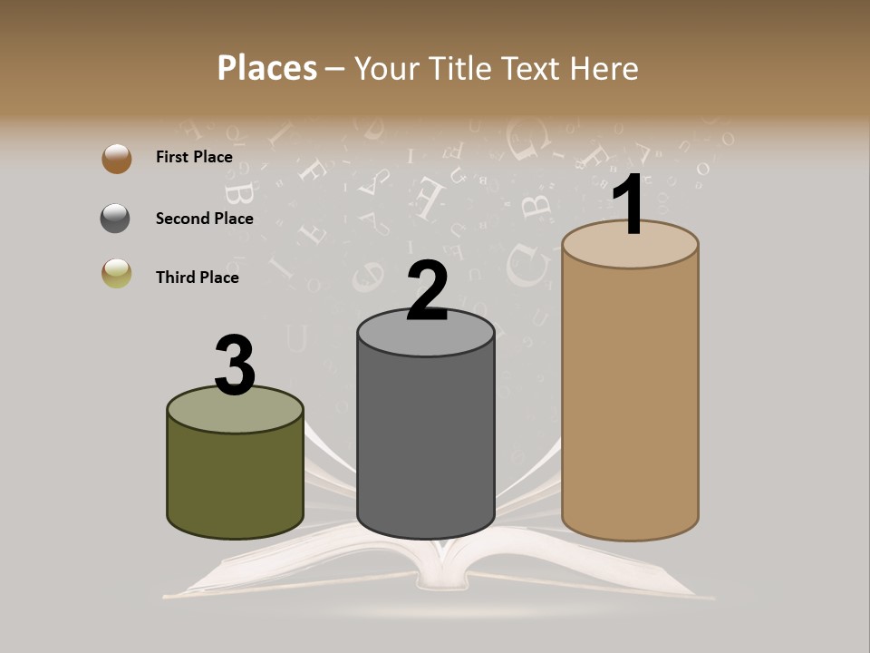 Alphabet Message Literature PowerPoint Template