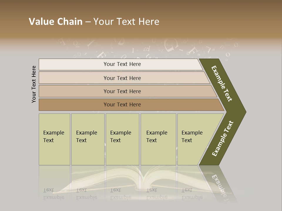 Alphabet Message Literature PowerPoint Template