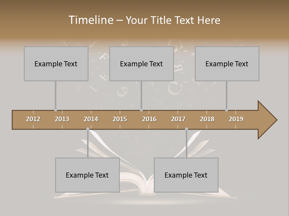 Alphabet Message Literature PowerPoint Template