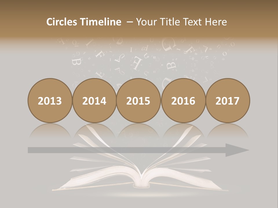 Alphabet Message Literature PowerPoint Template