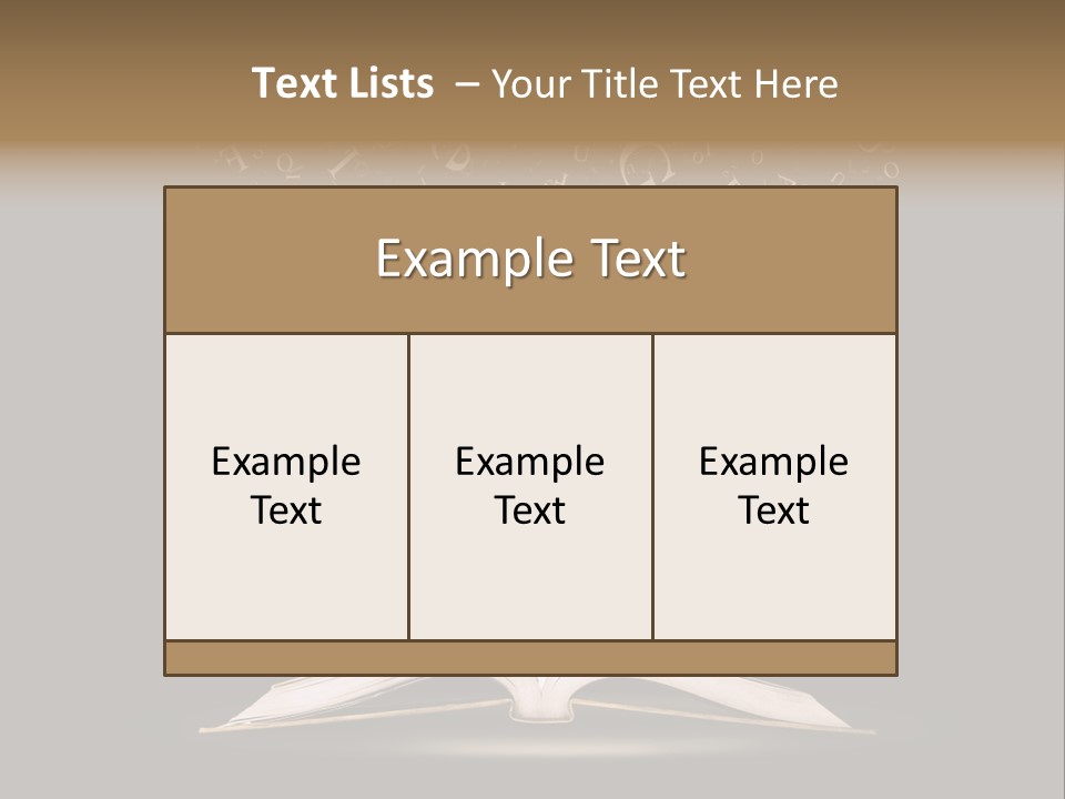 Alphabet Message Literature PowerPoint Template
