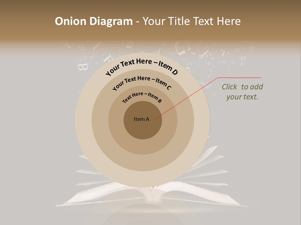 Alphabet Message Literature PowerPoint Template