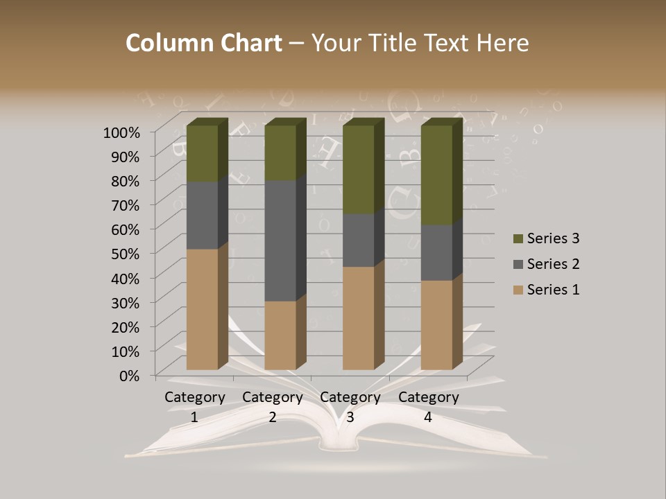 Alphabet Message Literature PowerPoint Template
