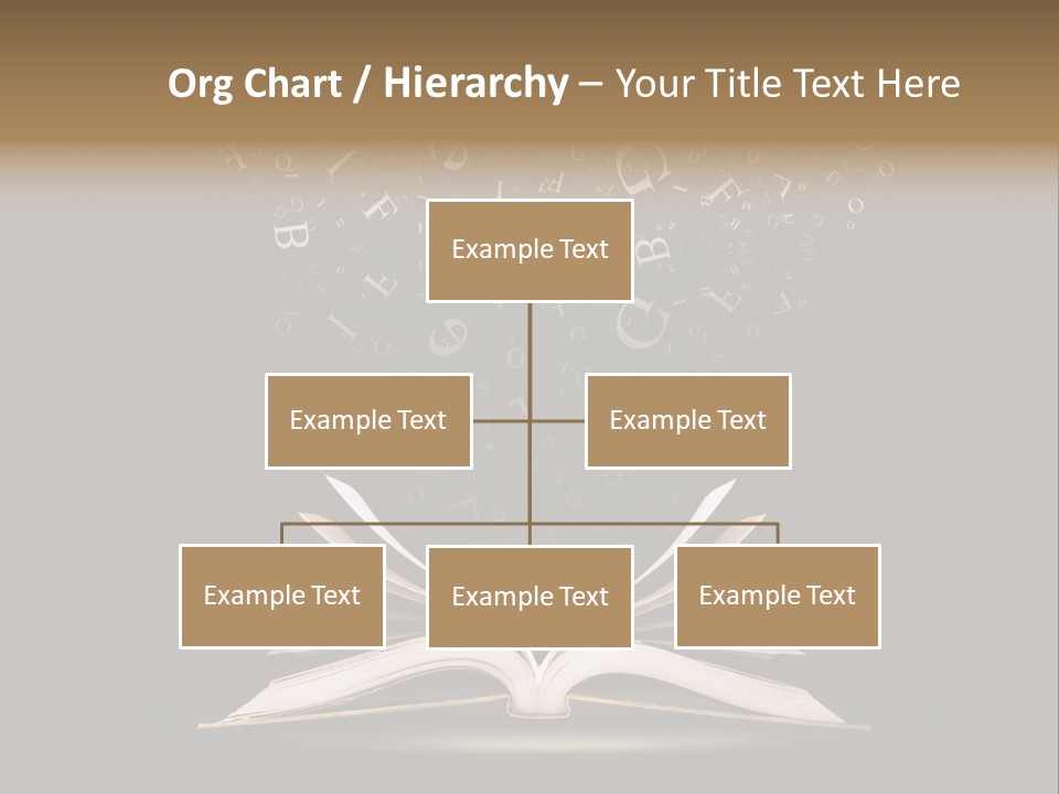 Alphabet Message Literature PowerPoint Template