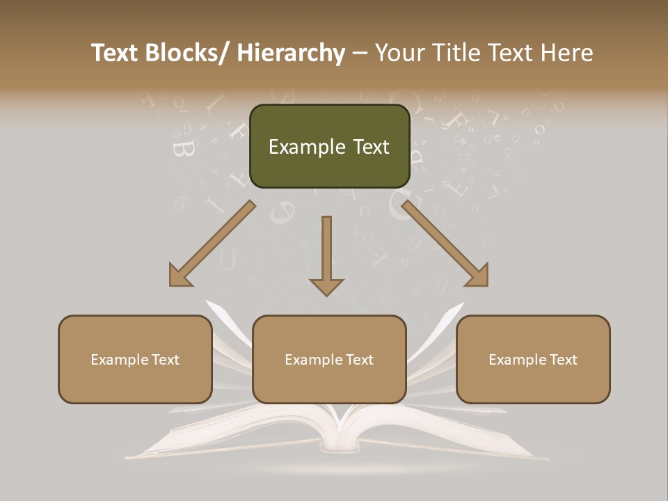 Alphabet Message Literature PowerPoint Template