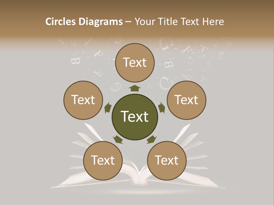 Alphabet Message Literature PowerPoint Template