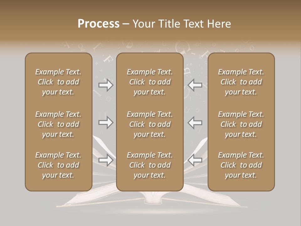 Alphabet Message Literature PowerPoint Template