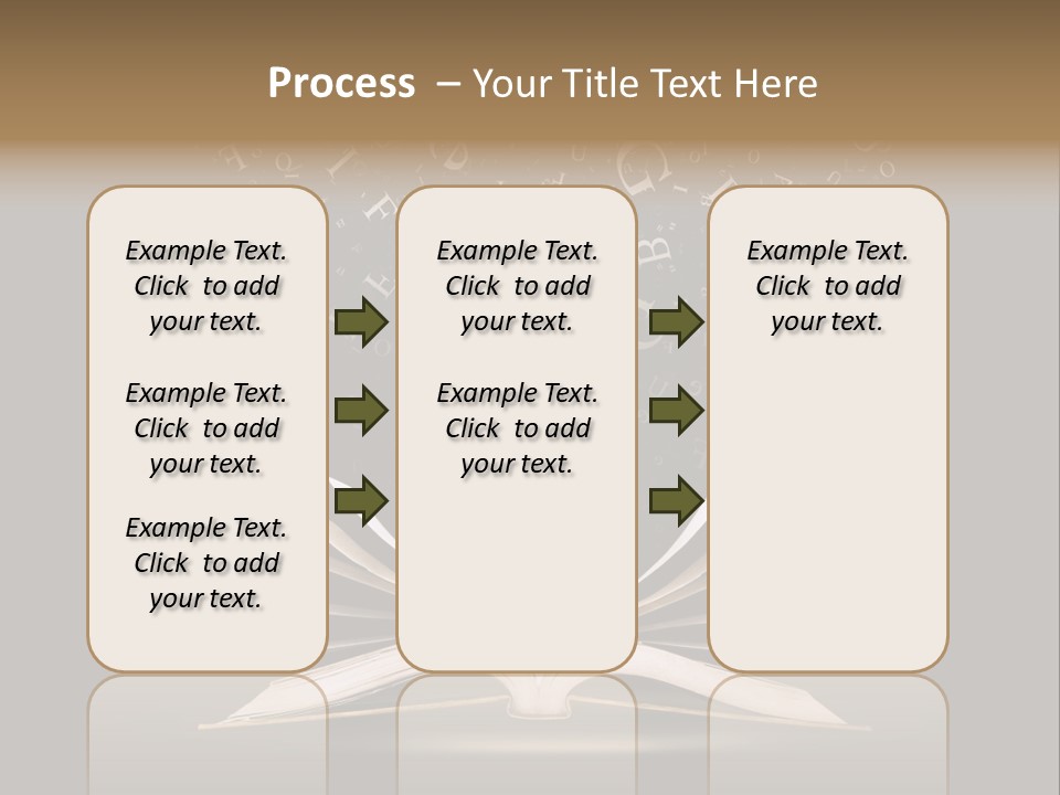 Alphabet Message Literature PowerPoint Template