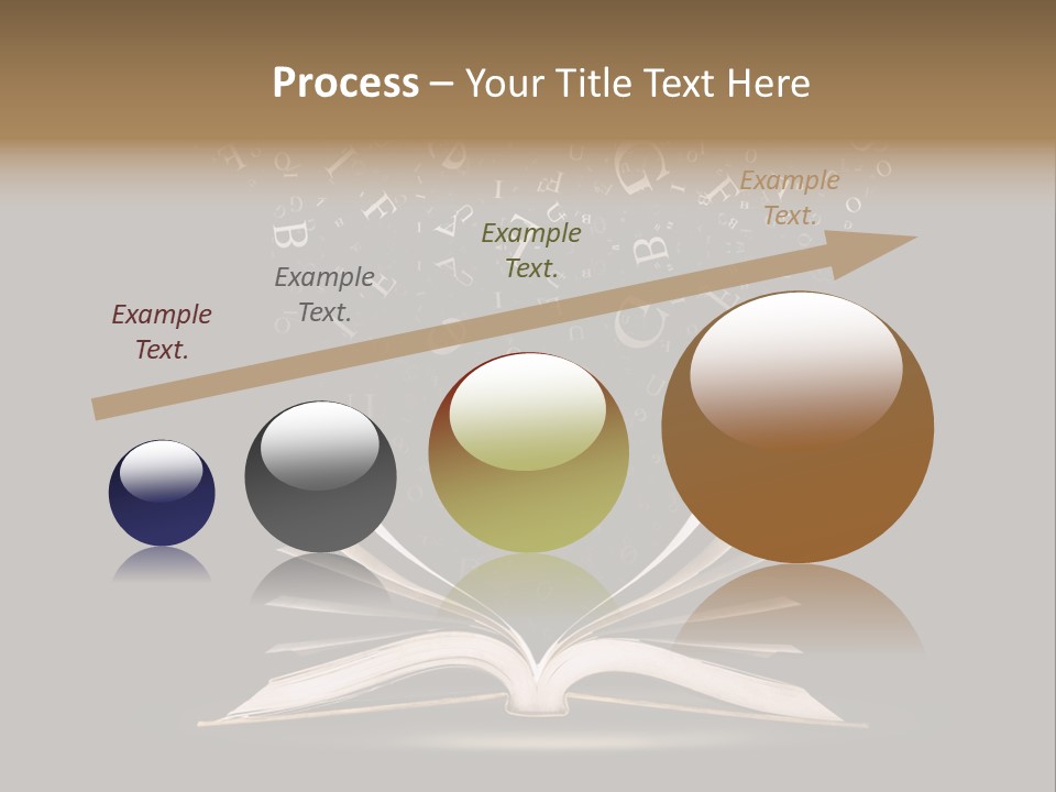 Alphabet Message Literature PowerPoint Template