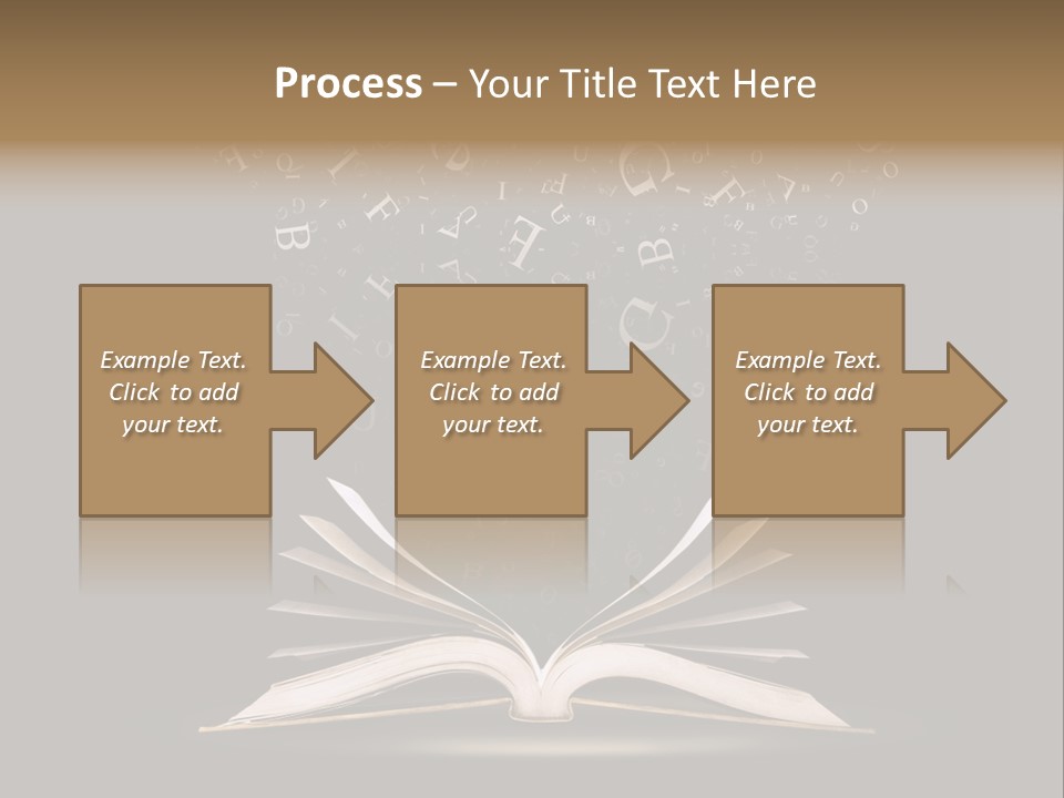 Alphabet Message Literature PowerPoint Template