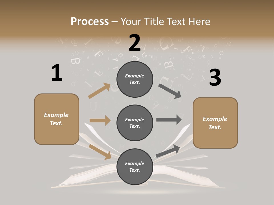 Alphabet Message Literature PowerPoint Template