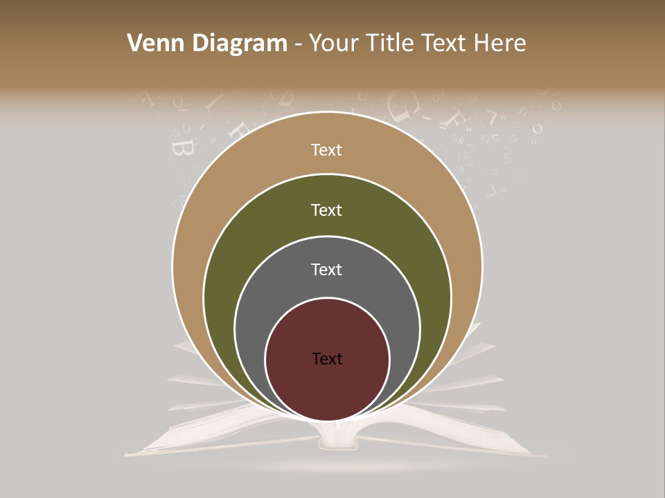 Alphabet Message Literature PowerPoint Template