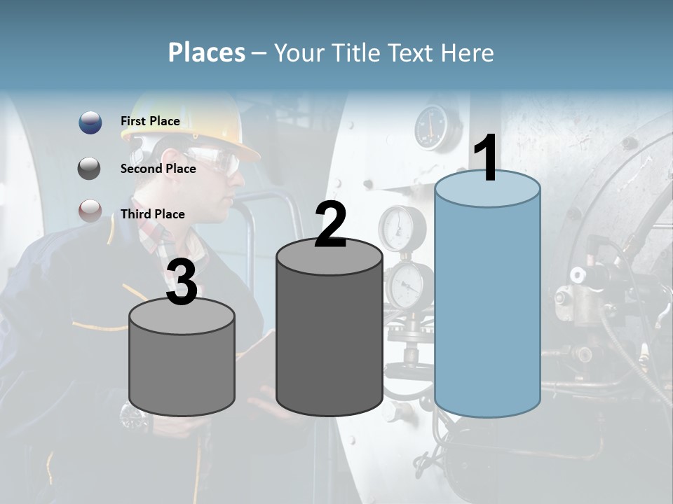 Hardhat Steel Young  PowerPoint Template