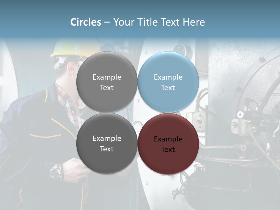 Hardhat Steel Young  PowerPoint Template