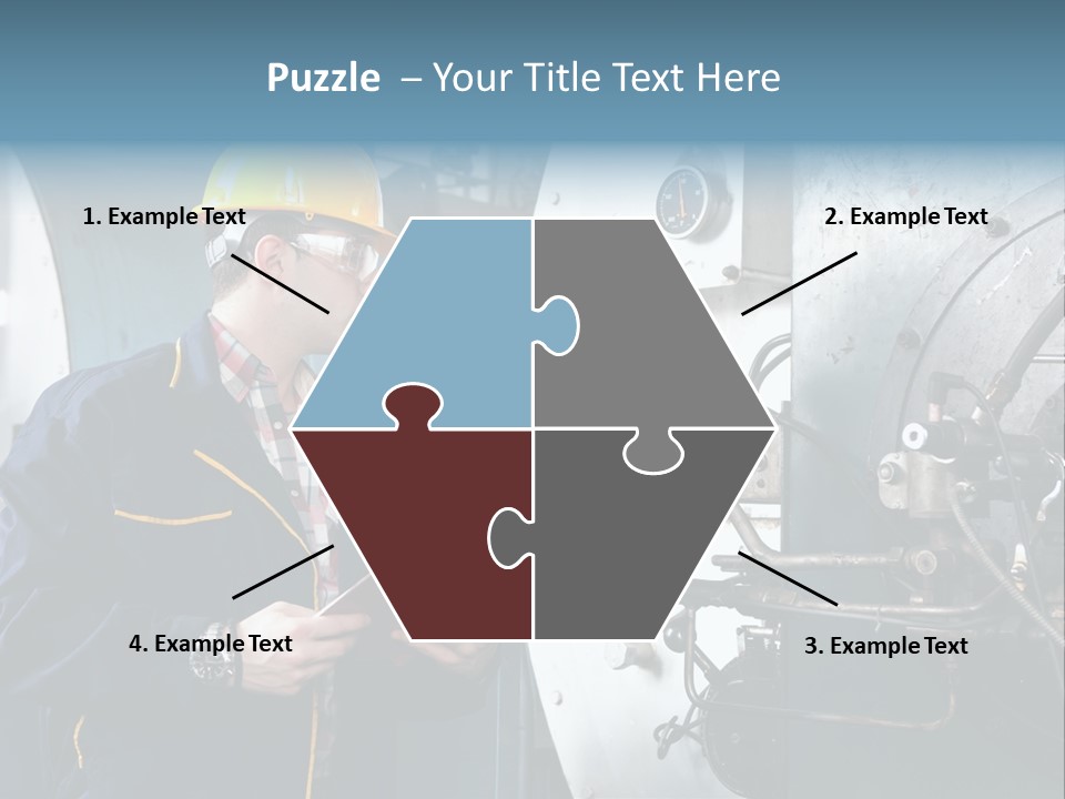 Hardhat Steel Young  PowerPoint Template