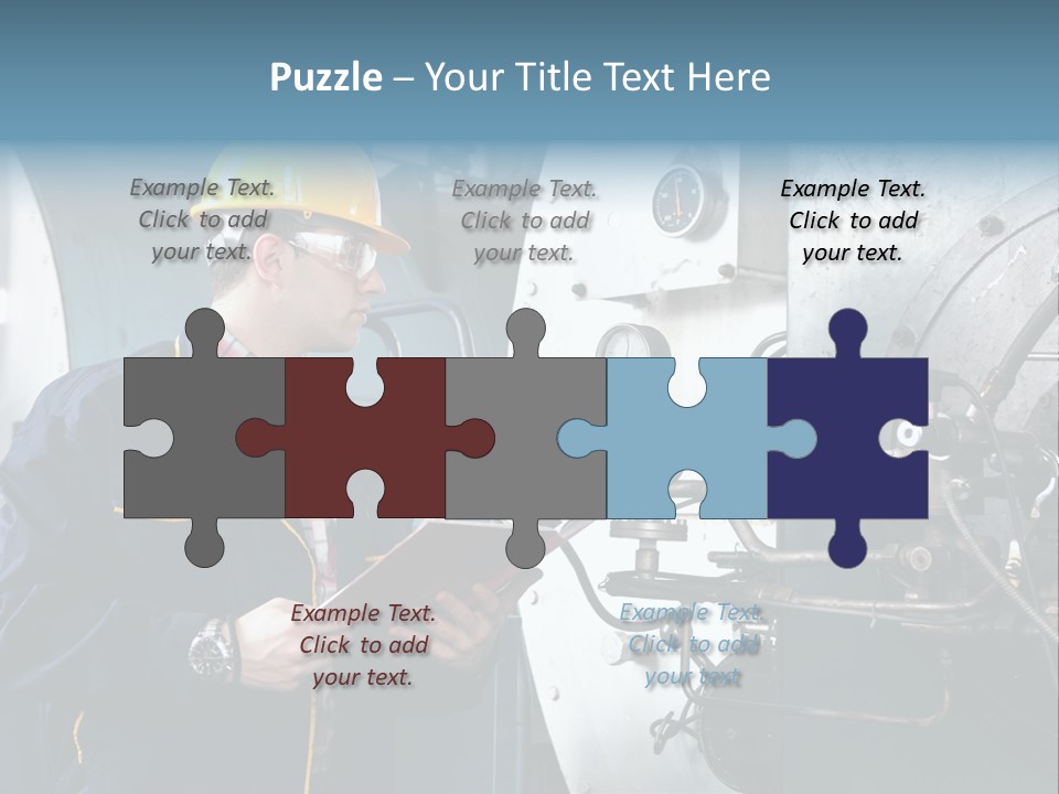 Hardhat Steel Young  PowerPoint Template