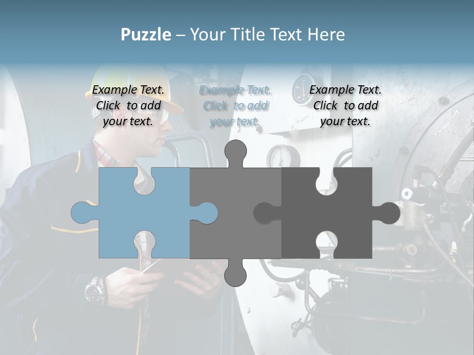 Hardhat Steel Young  PowerPoint Template