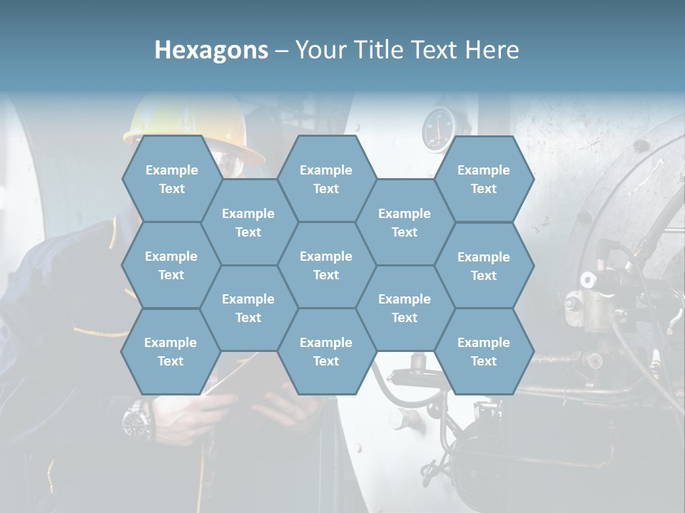 Hardhat Steel Young  PowerPoint Template