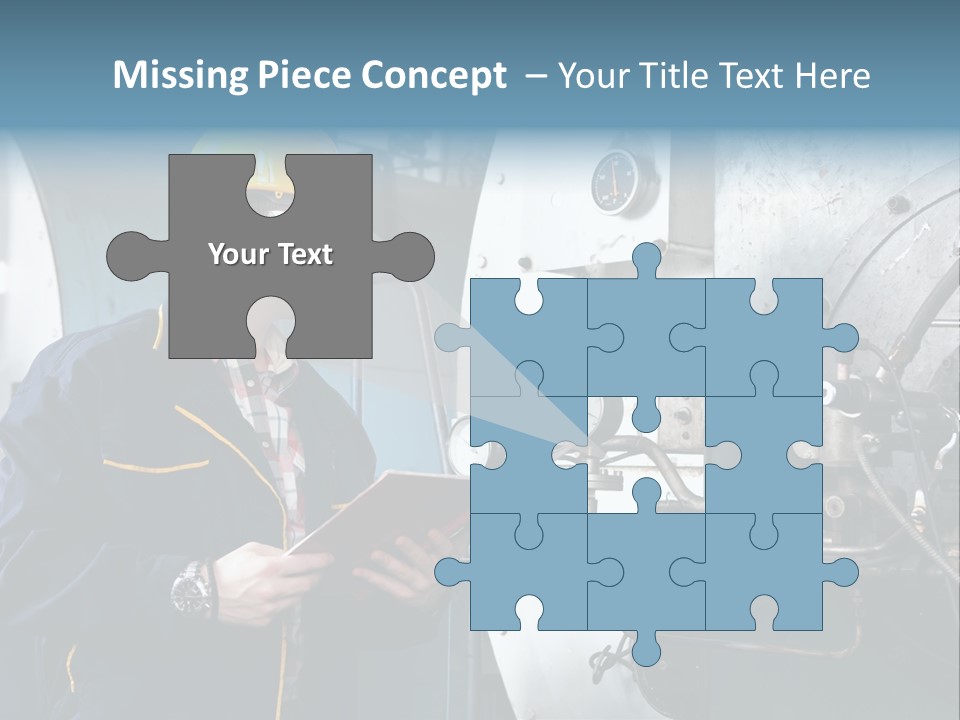 Hardhat Steel Young  PowerPoint Template