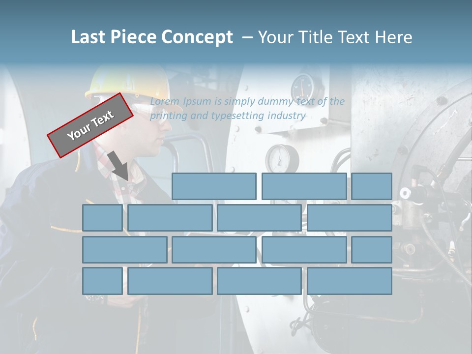 Hardhat Steel Young  PowerPoint Template