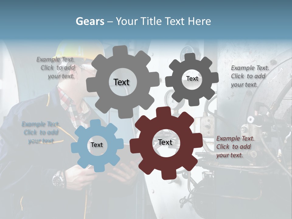 Hardhat Steel Young  PowerPoint Template