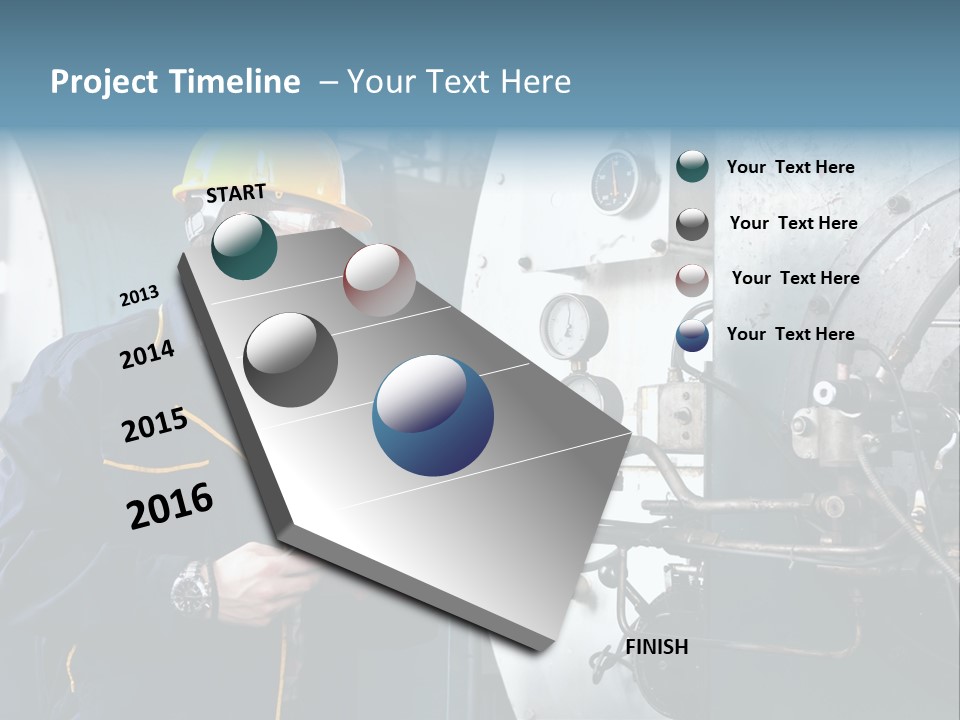 Hardhat Steel Young  PowerPoint Template