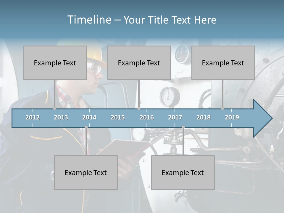 Hardhat Steel Young  PowerPoint Template