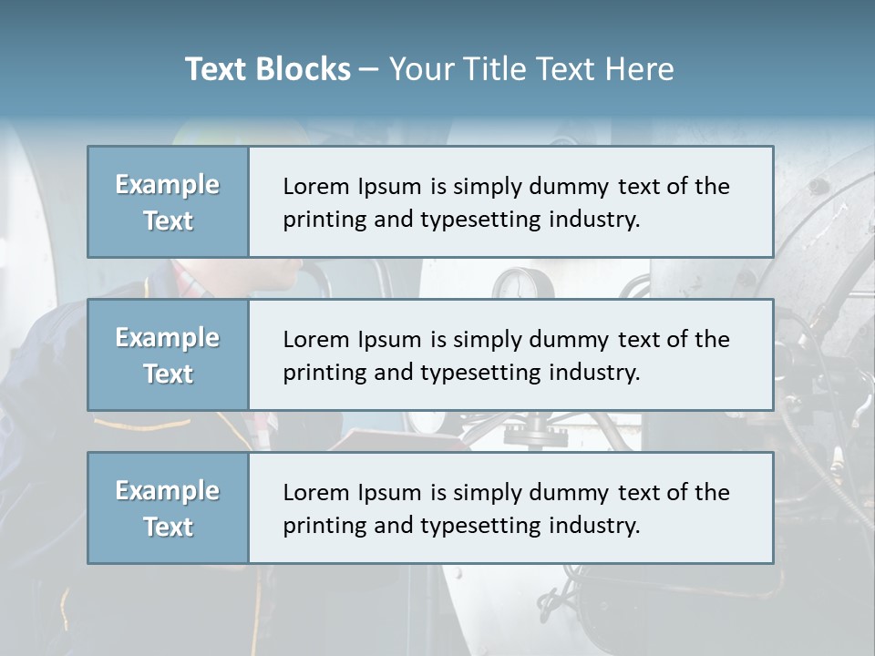 Hardhat Steel Young  PowerPoint Template