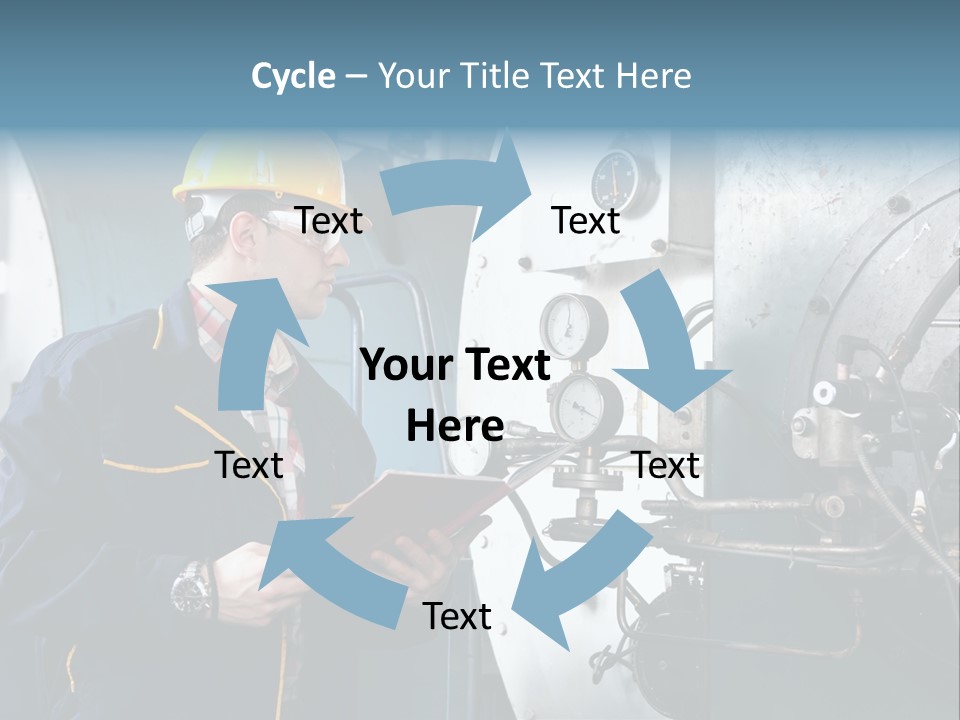 Hardhat Steel Young  PowerPoint Template