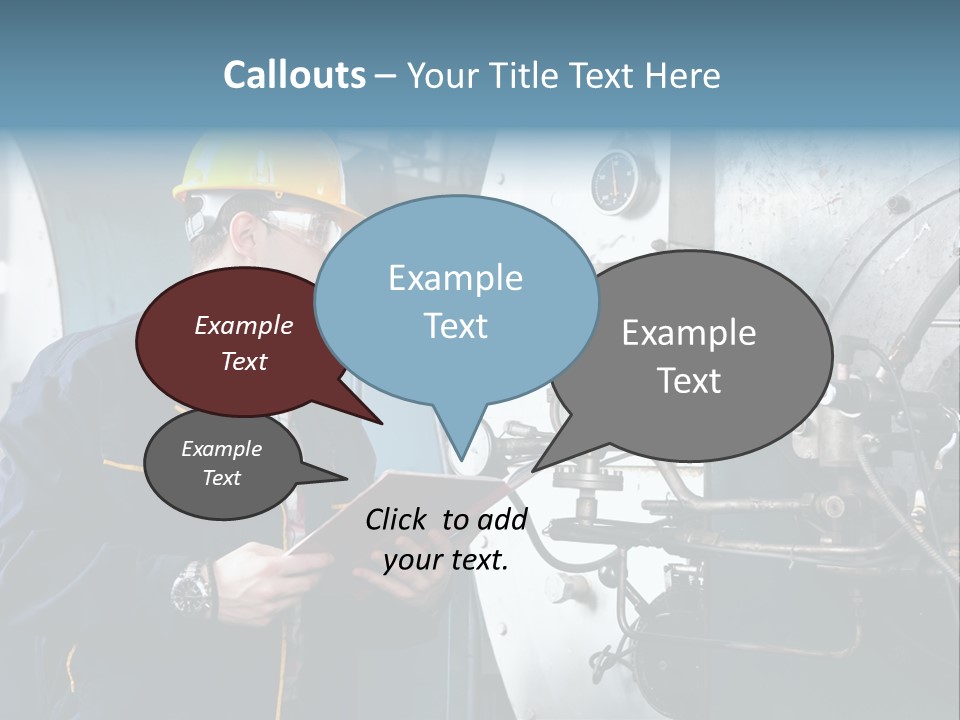 Hardhat Steel Young  PowerPoint Template