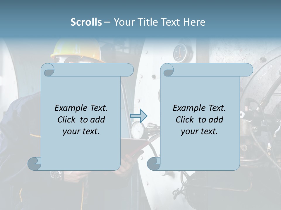 Hardhat Steel Young  PowerPoint Template