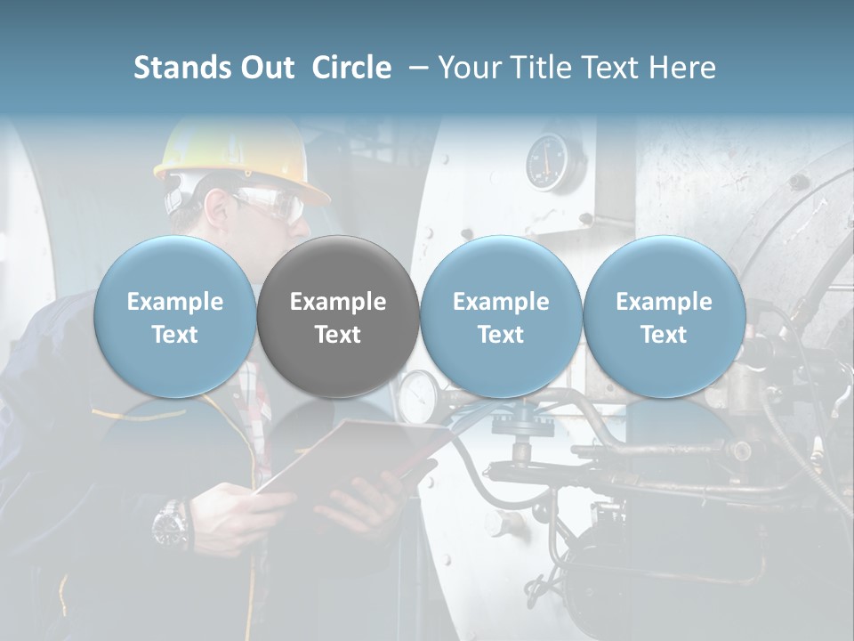 Hardhat Steel Young  PowerPoint Template