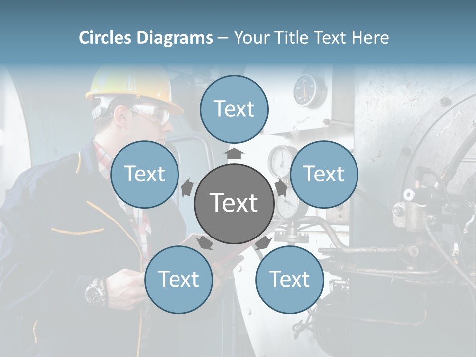 Hardhat Steel Young  PowerPoint Template