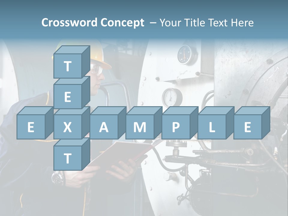 Hardhat Steel Young  PowerPoint Template