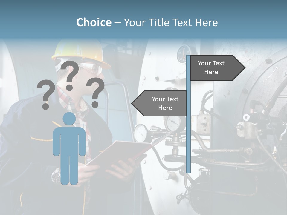 Hardhat Steel Young  PowerPoint Template