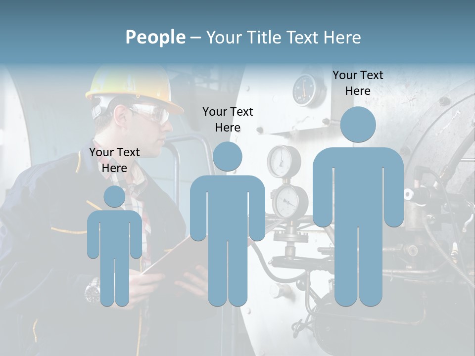 Hardhat Steel Young  PowerPoint Template