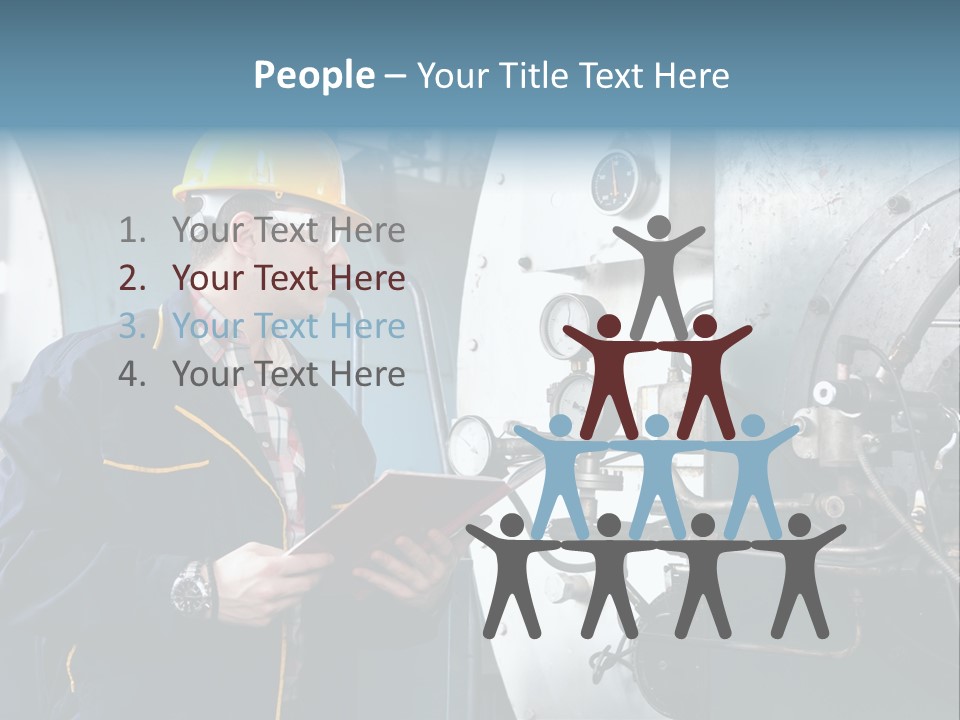 Hardhat Steel Young  PowerPoint Template