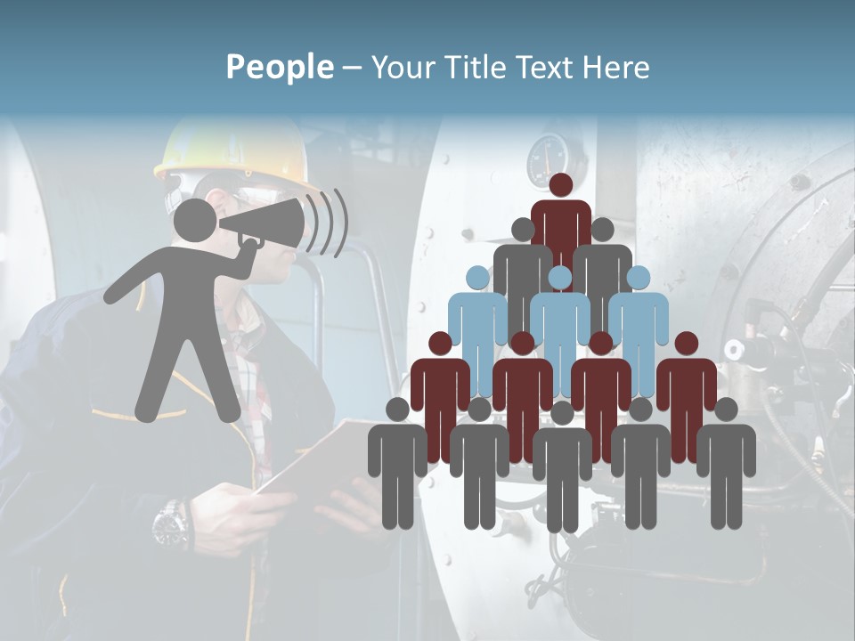 Hardhat Steel Young  PowerPoint Template