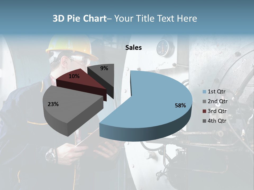 Hardhat Steel Young  PowerPoint Template