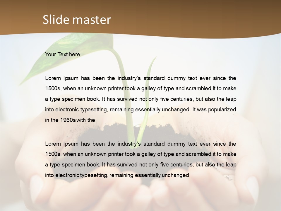 Sprout Grow Cultivated PowerPoint Template