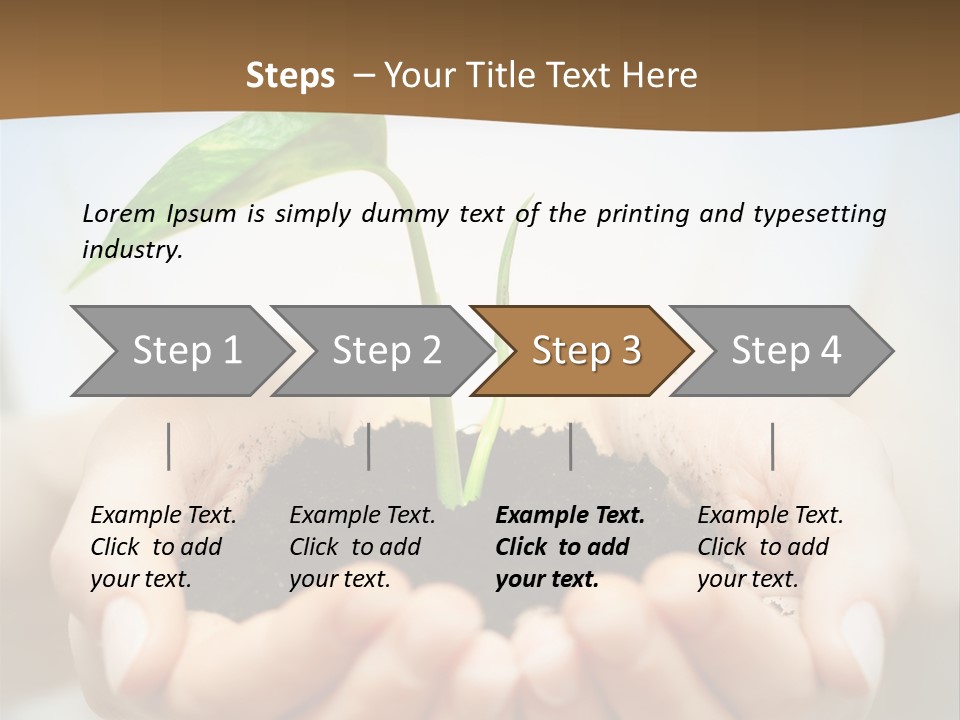 Sprout Grow Cultivated PowerPoint Template
