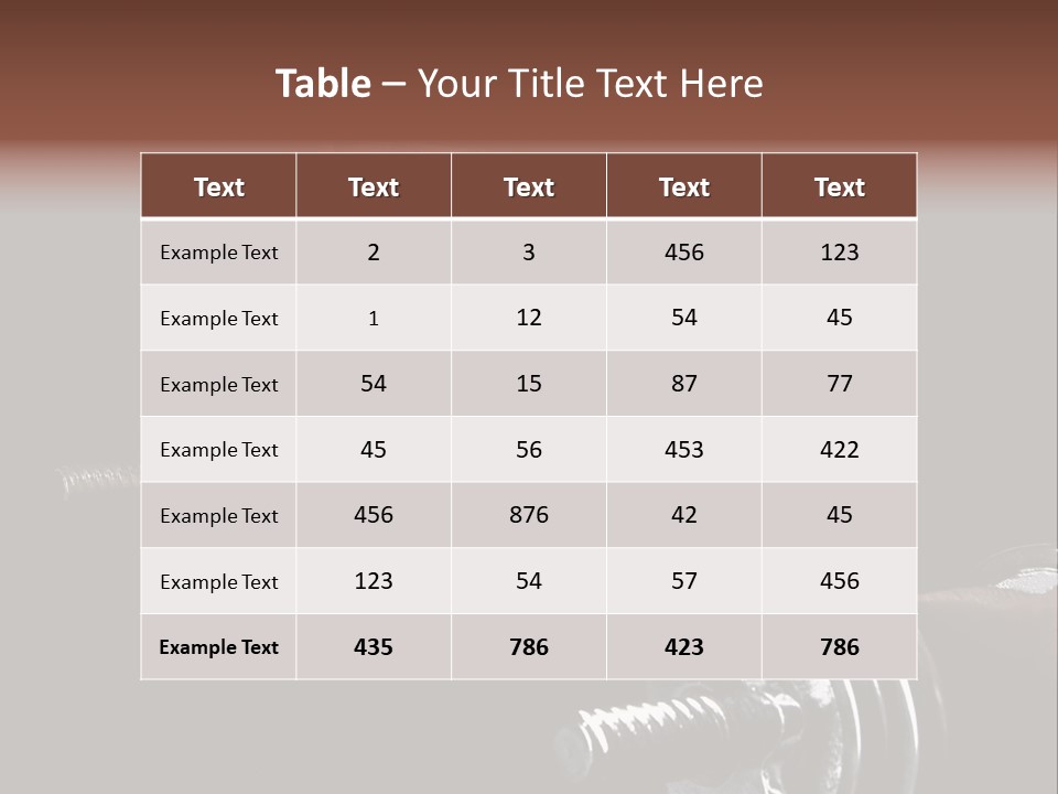 Lady Aerobic Toning PowerPoint Template