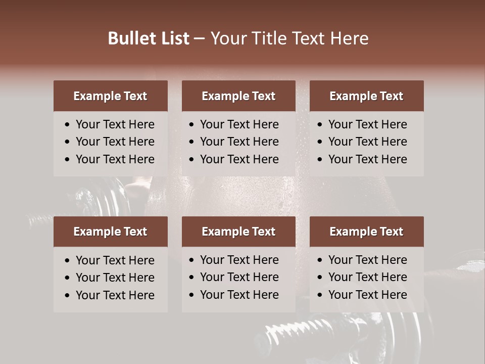 Lady Aerobic Toning PowerPoint Template