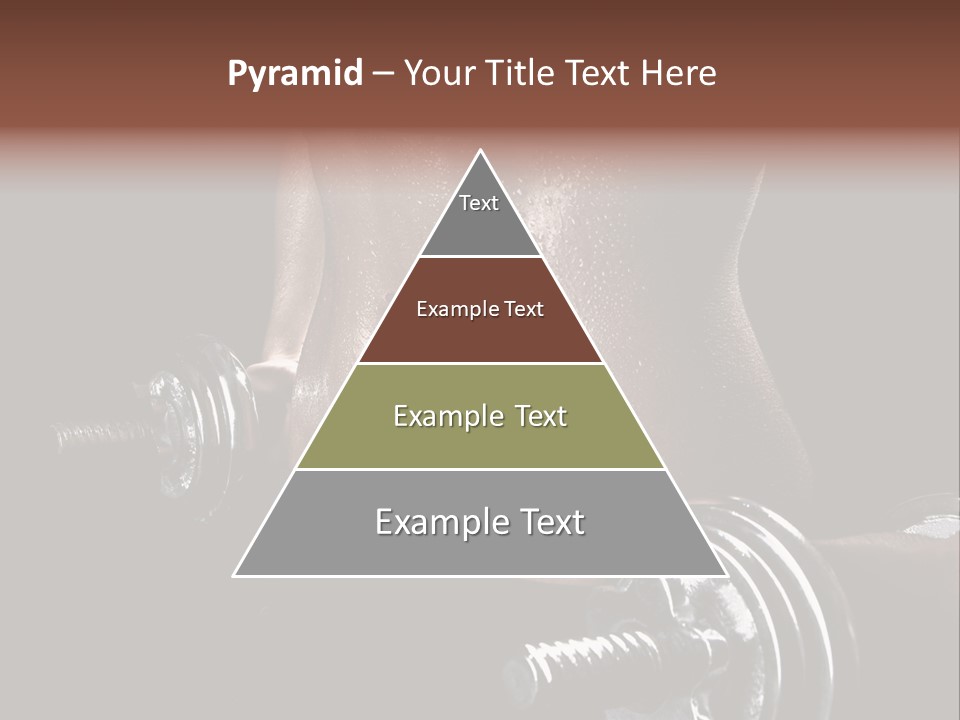 Lady Aerobic Toning PowerPoint Template