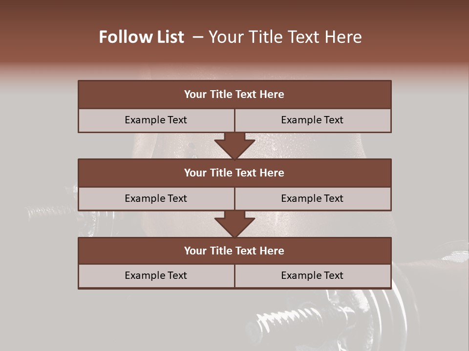 Lady Aerobic Toning PowerPoint Template
