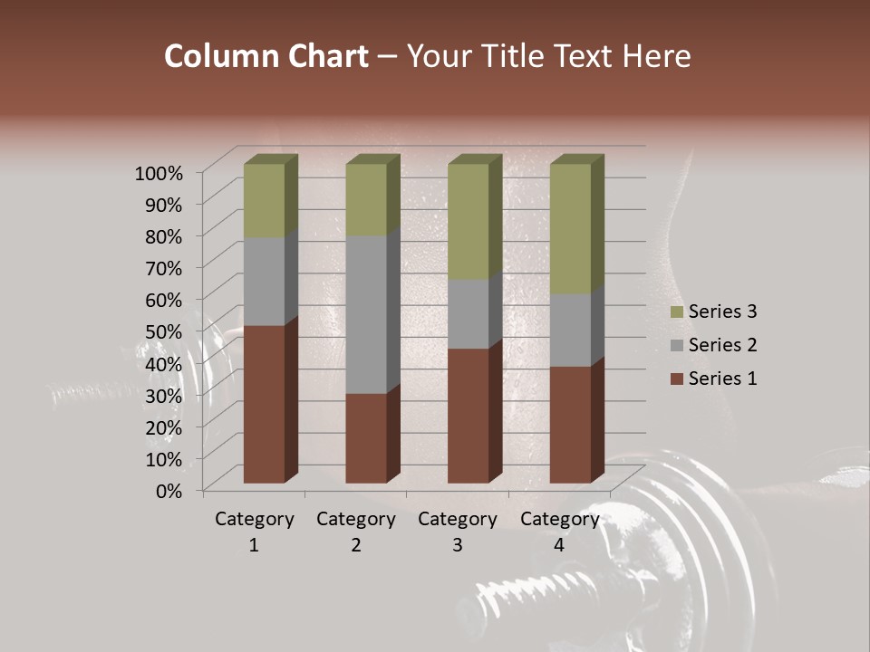 Lady Aerobic Toning PowerPoint Template