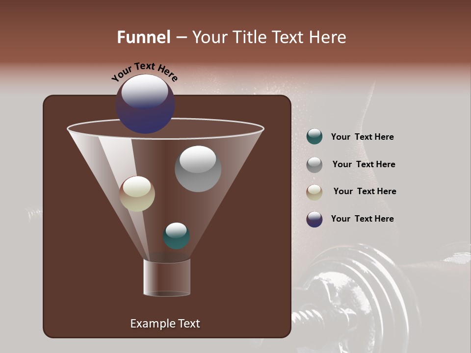 Lady Aerobic Toning PowerPoint Template