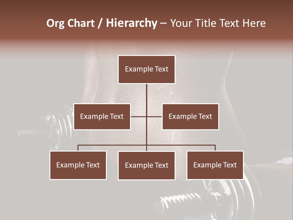 Lady Aerobic Toning PowerPoint Template