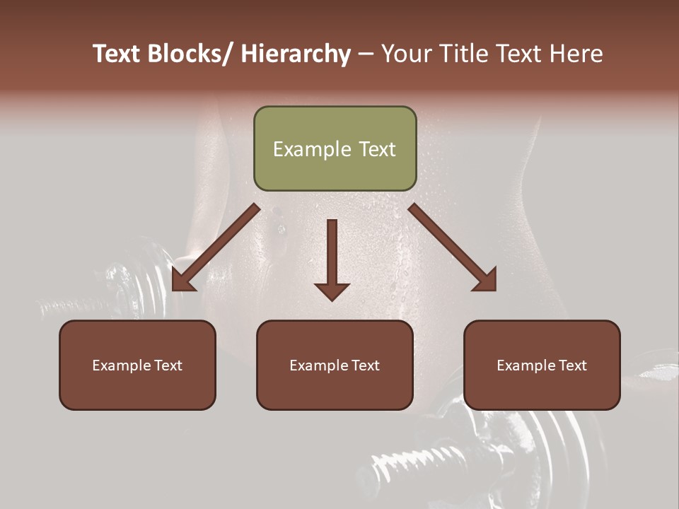 Lady Aerobic Toning PowerPoint Template